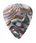 FENDER PLETTRI FENDER PREMIUM CELLULOID 351 SHAPE 12-PACK ABALONE MEDIUM 1980351857