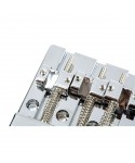 FENDER FENDER PARTS HIMASS 4-STRING BASS BRIDGE ASSEMBLY WITH BRASS SADDLES CHROME 0994408000