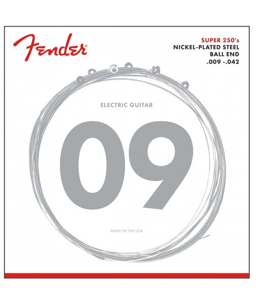 FENDER Muta FENDER 250l gauges .009-.042, (6) 0730250403