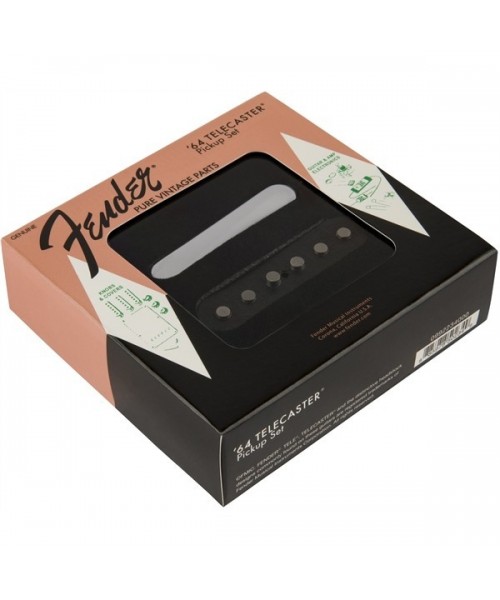 FENDER PICKUP FENDER PURE VINTAGE '64 TELECASTER BLACK AND CHROME 0992234000