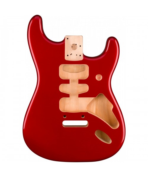 FENDER Body FENDER Deluxe Series Stratocaster HSH Alder 2 Point Bridge M Candy App Red 0997103709