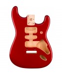 FENDER Body FENDER Deluxe Series Stratocaster HSH Alder 2 Point Bridge M Candy App Red 0997103709