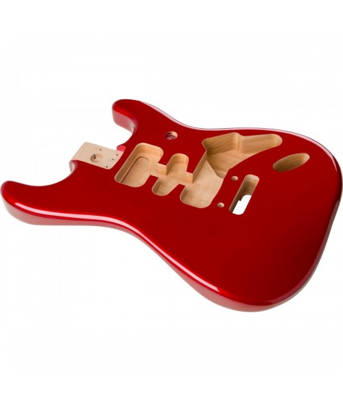 FENDER Body FENDER Deluxe Series Stratocaster HSH Alder 2 Point Bridge M Candy App Red 0997103709