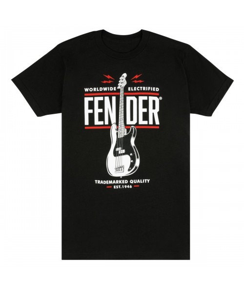 FENDER FENDER LIFESTYLE P-BASS T-SHIRT BLACK XXXL 9190134906