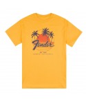FENDER FENDER Lifestyle Palm Sunshine Unisex T-Marigold XXL Shirt 9190119806