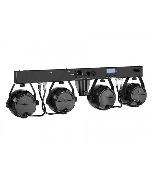 GLX LIGHTING 4x12 par LED system, 48Watt Total, with remote control included