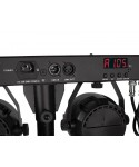GLX LIGHTING SISTEMA PAR LED 4X12, 48WATT TOTALI, CON TELECOMANDO INCLUSO