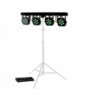 BEAMZ Led Parbar 4Way Kit 4-7x10W Quad DMX