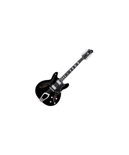 Hagstrom Viking DLX 12 BLK