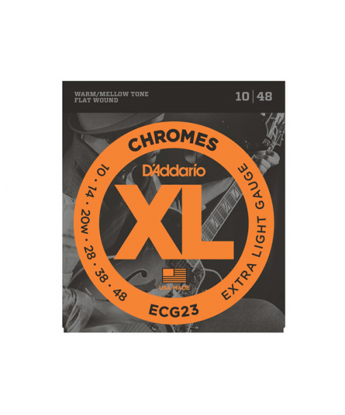 D'Addario ECG23 Chromes Extra Light 