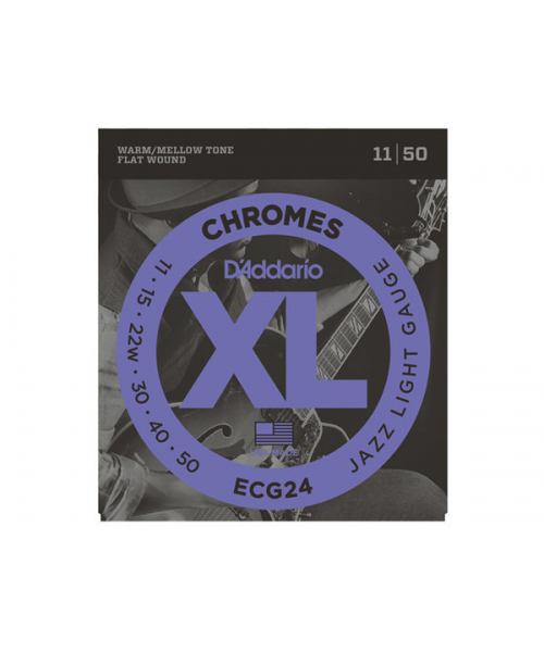 D'Addario ECG21 Chromes Jazz Light 