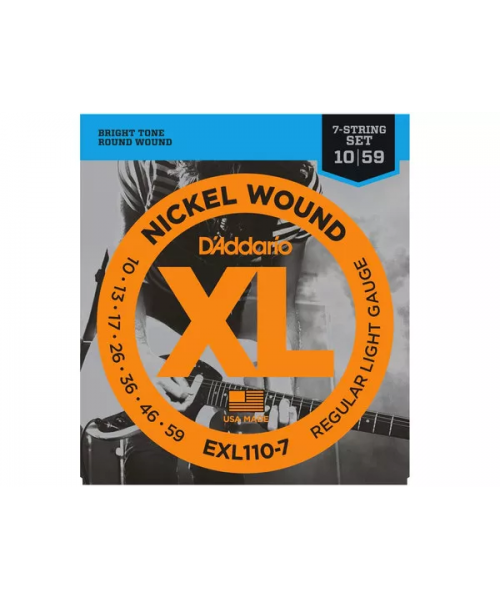 D'Addario EXL110-7 Regular light 