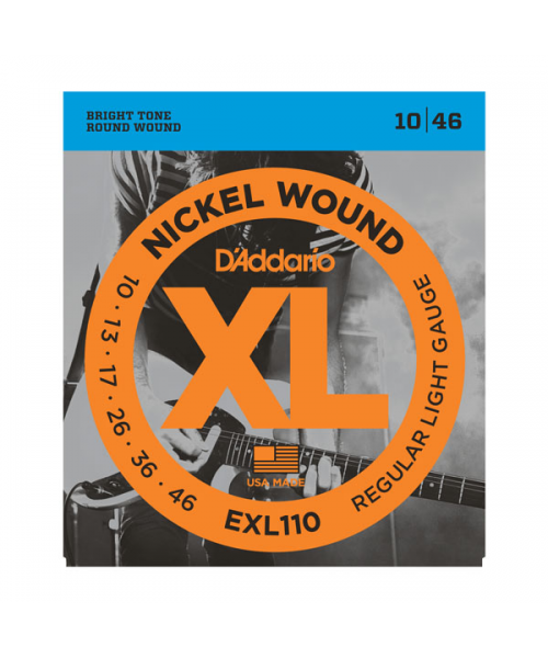 D'Addario EXL110 Regular Light - Corde per Chitarra Elettrica | Piazzo