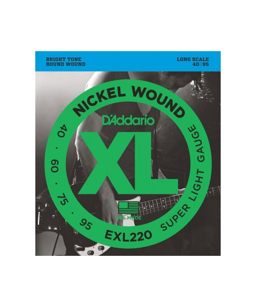 D'Addario exl220 super light 