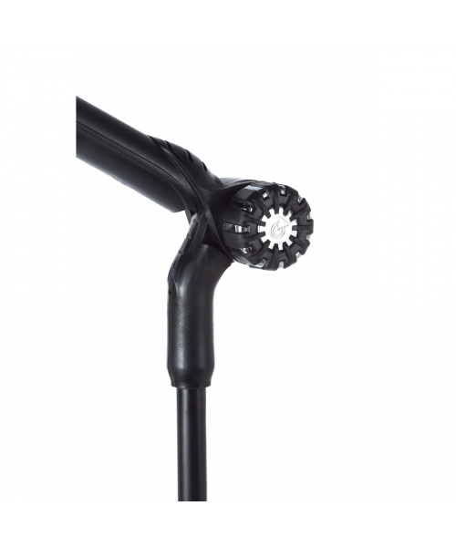 Asta dritta/telescopica con base tonda in gomma