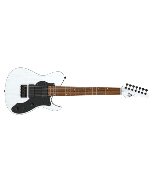 FGN Iliad Jil72ashder / OPW - 7 strings - Open Pore White - C / bag