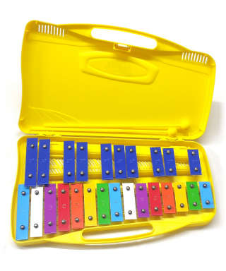 AlyséE MT25 metallophone-C-YL Chromatico 25 notes - Yellow