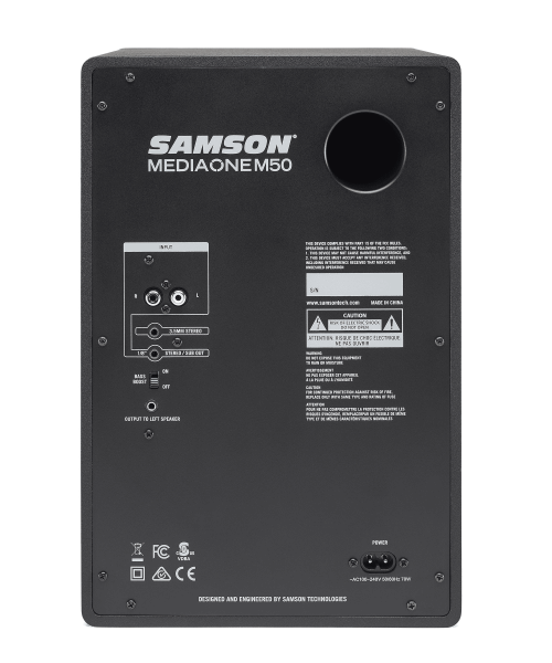 Samson MEDIAONE M50 - Coppia Monitor Attivi Studio - 5.25''