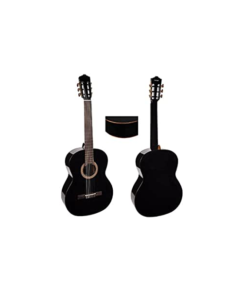 Salvador Cortez DC-10-BK Classic 4/4 black guitar