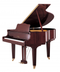 half tail piano Yamaha mod. PGB1KPM shiny mahogany