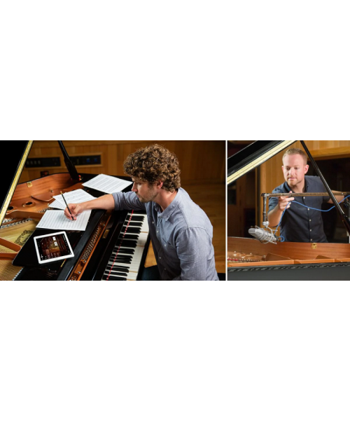 pianoforte mezza coda yamaha mod. dc3enpropwhx bianco lucido