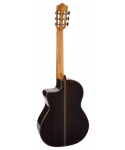 Salvador cortez cs-600ce chitarra classica 4/4 narrow elettrificata