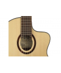Salvador cortez cs-225 chitarra classica 4/4 narrow elettrificata