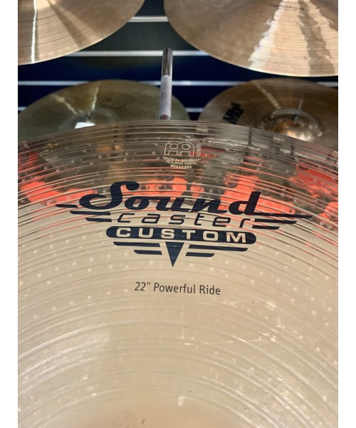 MEINL SOUND CASTER CUSTOM POWERFUL RIDE 22 "