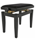 Quik lok pb/010bk sgabello classico in legno per pianoforte