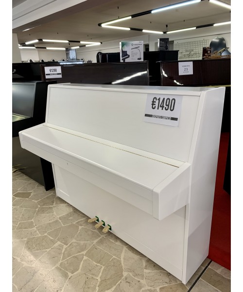 Vertical piano mod.108 white