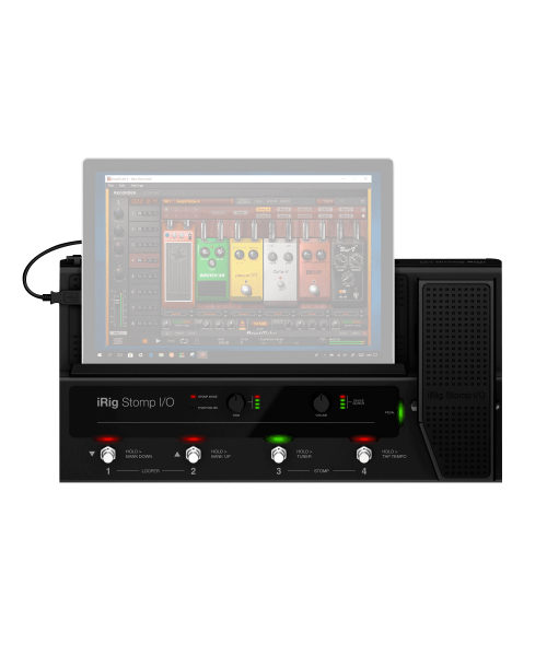 IK Multimedia iRig Stomp I/O - pedaliera MIDI con interfaccia audio integrata