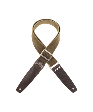 MAGRABO' STRIPE SC COTTON WASHED VERDE  OLIVA 5 CM TERMINALI TWINKLE GRIGIO, FIBBIA RECTA ARGENTO