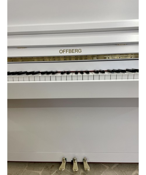 PIANOFORTE VERTICALE OFFBERG MOD.113 BIANCO SATINATO
