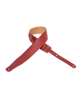 Guitar shoulder strap LEVY'S M26 in Burgundy leather