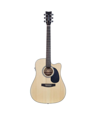 Acoustic guitar GOLDWOOD Dreadnought CTW EQ NAT satin