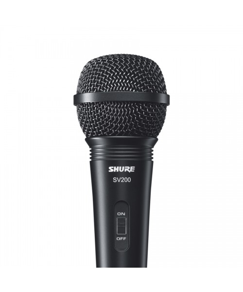 SHURE SV200A dynamic microphone CardioDe on / off