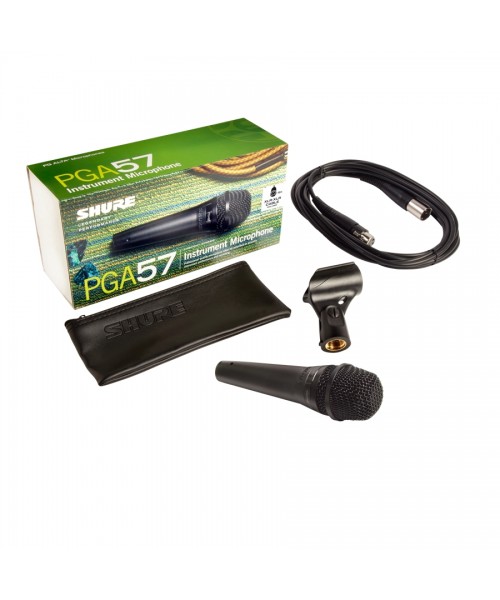SHURE PGA57 MICROFONO RULLANTE E CABINET DINAMICO CARDIOIDE