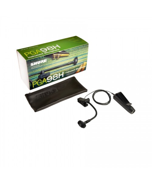 SHURE PGA98H-XLR MICROFONO FIATI CONDENSATORE CARDIOIDE A CLIP XLR