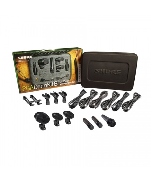 SHURE PGADRUKIT6 6 microphone kit for drums