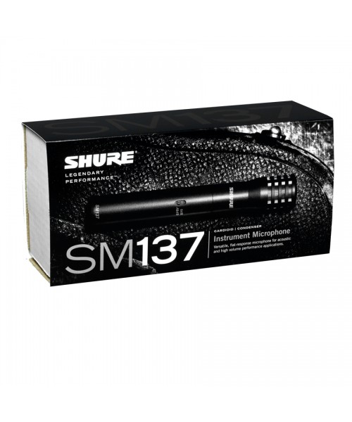 SHURE SM137 cardioid condenser microphone