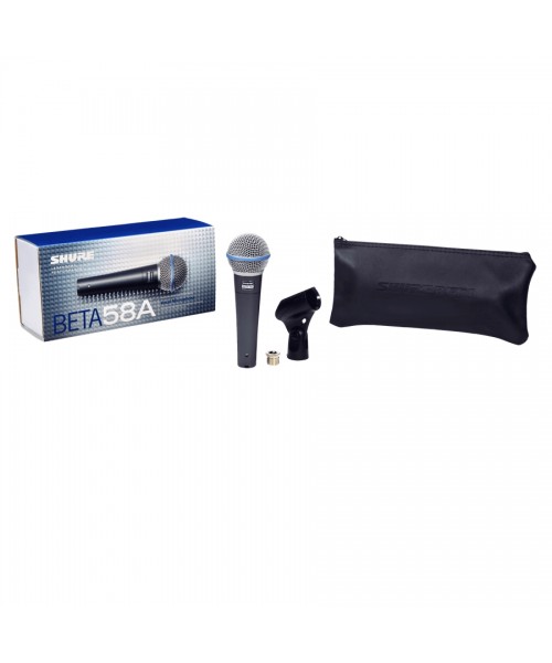 SHURE BETA58A MICROFONO VOCE DINAMICO SUPERCARDIOIDE