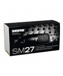 SHURE SM27 MICROFONO CONDENSATORE DIAFRAMMA LARGO CARDIOIDE