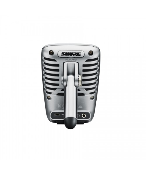 SHURE MV51 MICROFONO USB CONDENSATORE CARDIODE