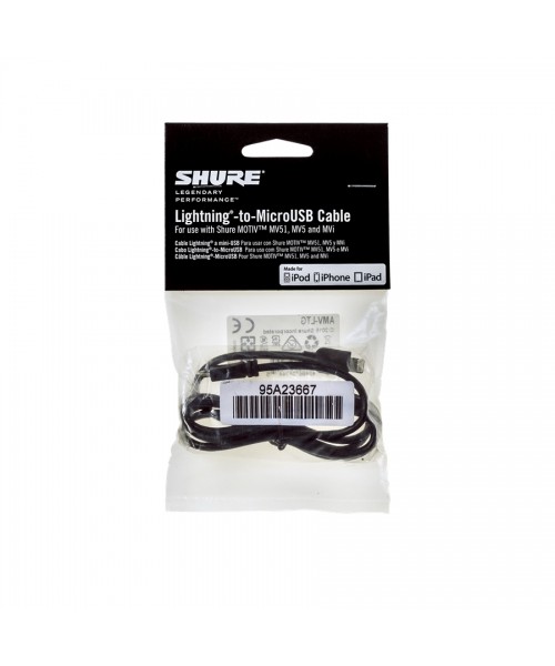 SHURE AMV-LTG CAVO USB MICRO-B/LIGHTNING 1M