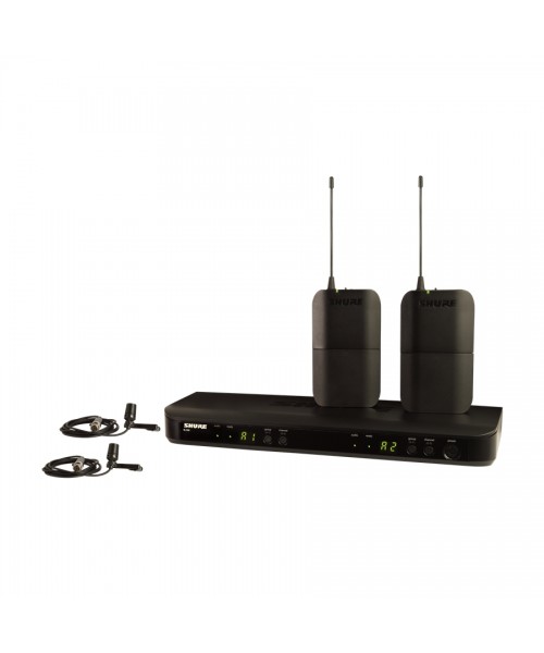 SHURE BLX188E-CVL SISTEMA WIRELESS BLX88E, 2X BLX1, 2X CVL-B/C-TQG. (M17)