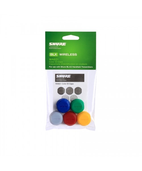 SHURE Wa621 5pc colored antenna caps.
