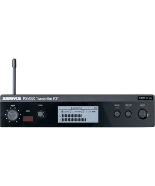 SHURE P3TE Transmitter 1/ 2 PSM300 rack unit. (L19)
