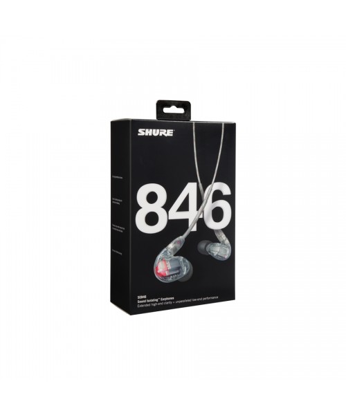 SHURE SE846 3-way earphones 4 translucent HD Microdriver