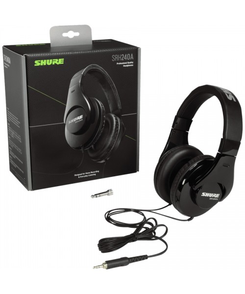 SHURE SRH240A-BK CUFFIA CIRCUMAURALE CHIUSA
