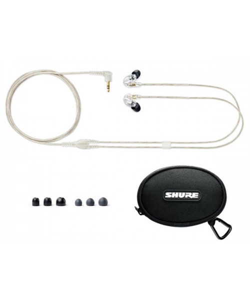 SHURE SE215 AURICOLARI DINAMICI UNA VIA TRASLUCIDI